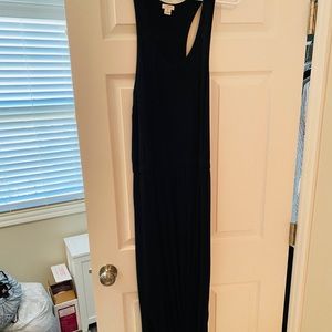 Women’s J Crew black maxi dress